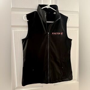 Women’s Exeter Black Sleeveless Zip Up Jacket - Small